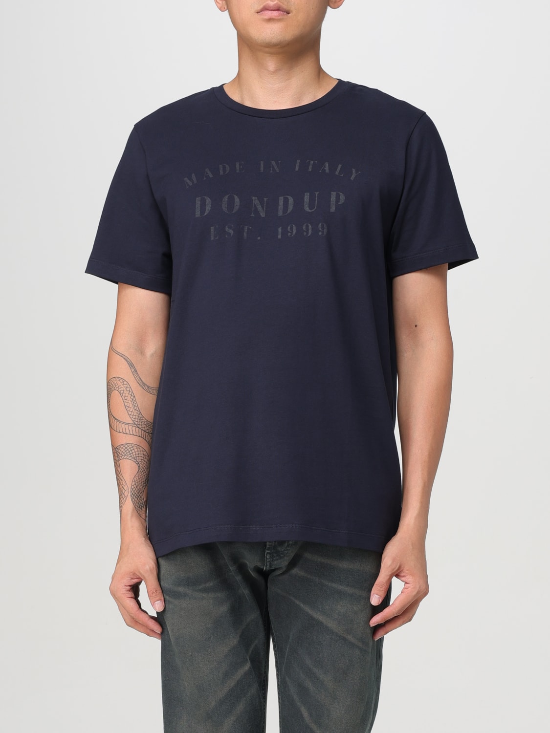 DONDUP T-SHIRT: T-shirt men Dondup, Blue - Img 1