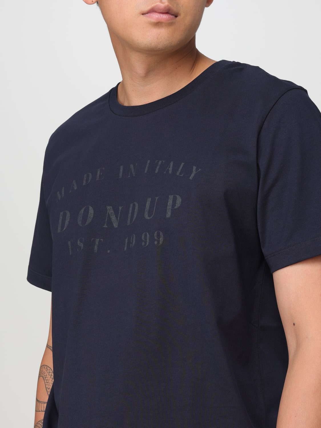 DONDUP T-SHIRT: T-shirt men Dondup, Blue - Img 3