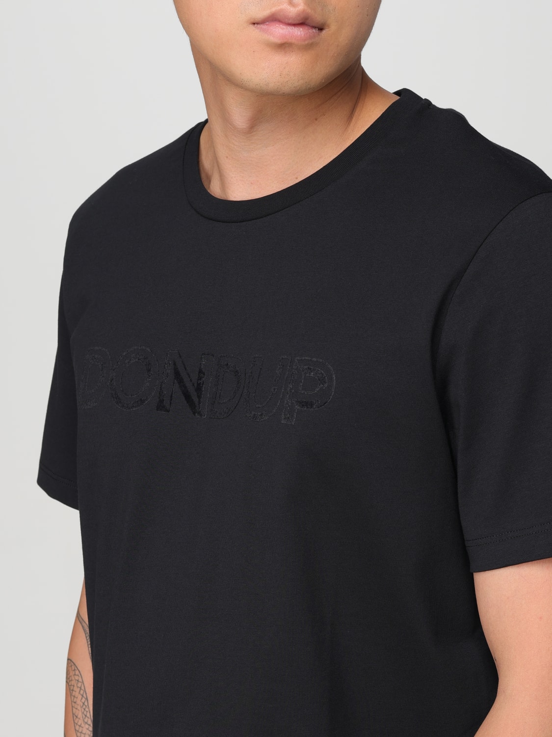 DONDUP T-SHIRT: T-shirt men Dondup, Black - Img 3