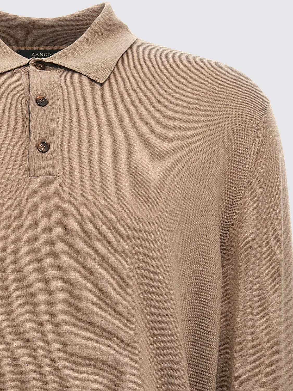 ZANONE POLO SHIRT: Polo shirt men Zanone, Beige - Img 3