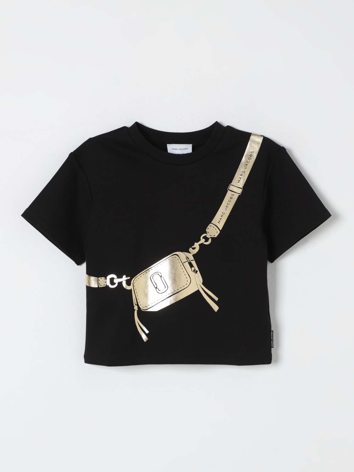 LITTLE MARC JACOBS T-SHIRT: T-shirt kids Little Marc Jacobs, Black - Img 1