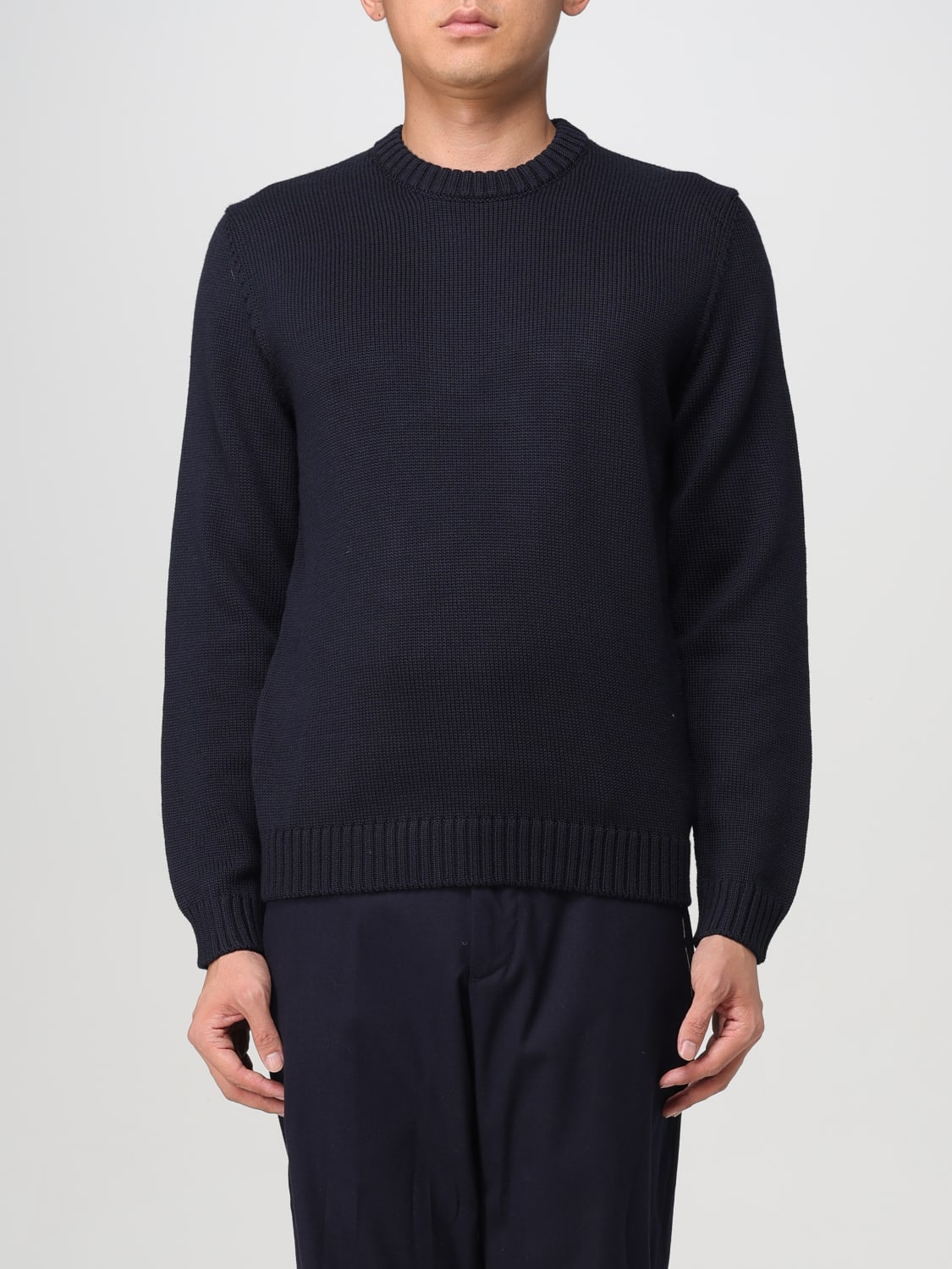 ZANONE SWEATER: Sweatshirt men Zanone, Blue - Img 1