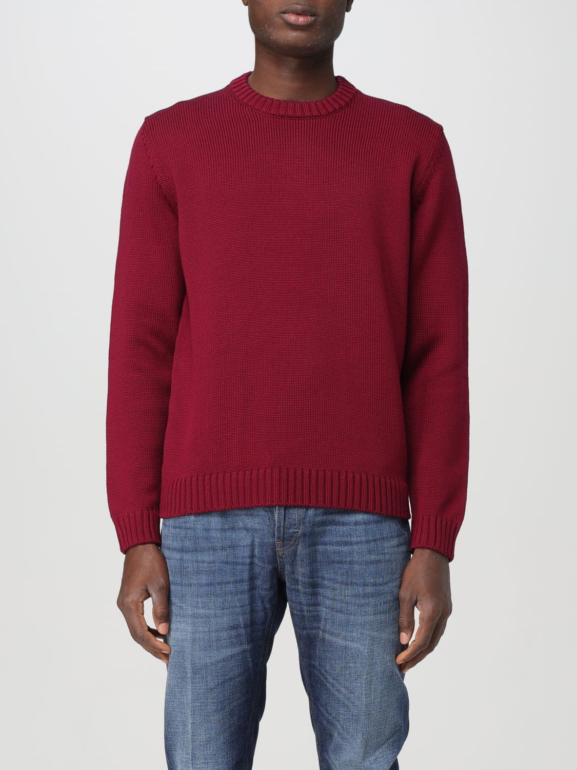 ZANONE SWEATER: Sweatshirt men Zanone, Red - Img 1