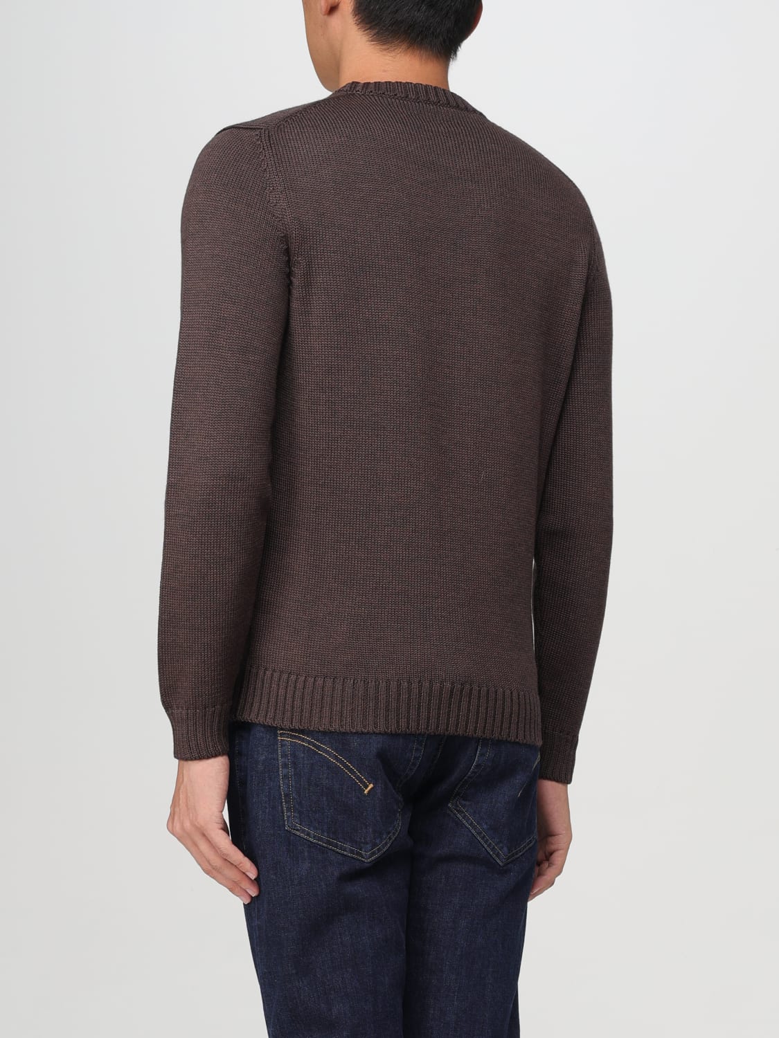 ZANONE SWEATER: Sweatshirt men Zanone, Brown - Img 2