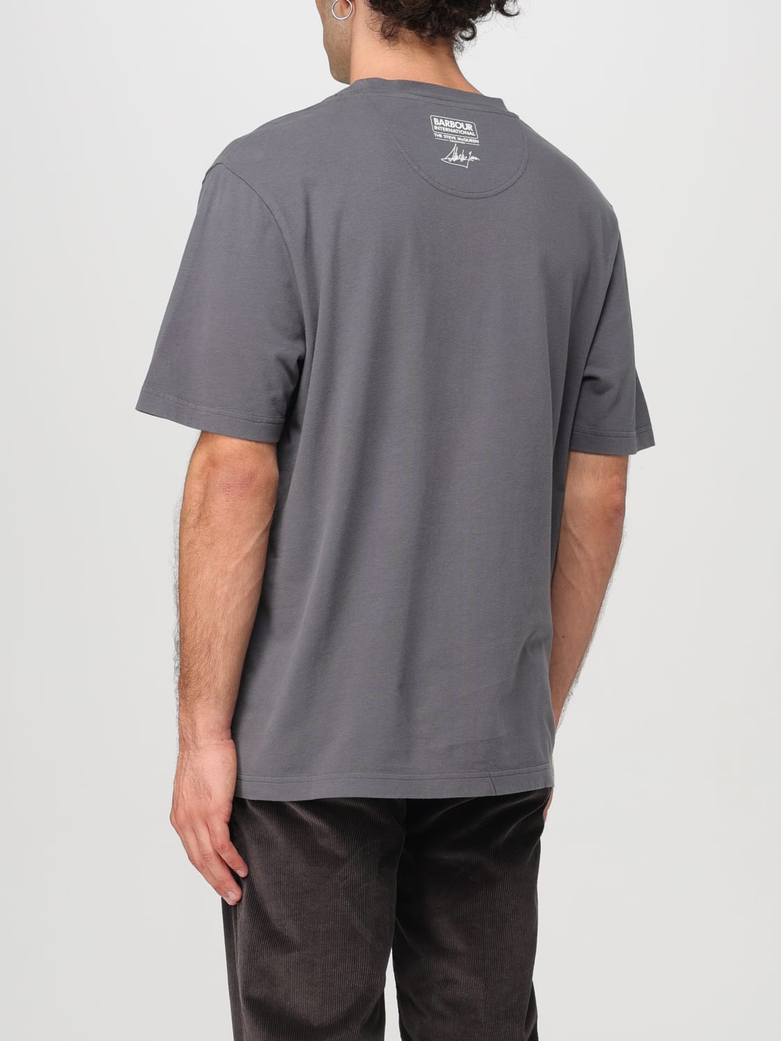 BARBOUR T-SHIRT: T-shirt men Barbour, Grey - Img 2