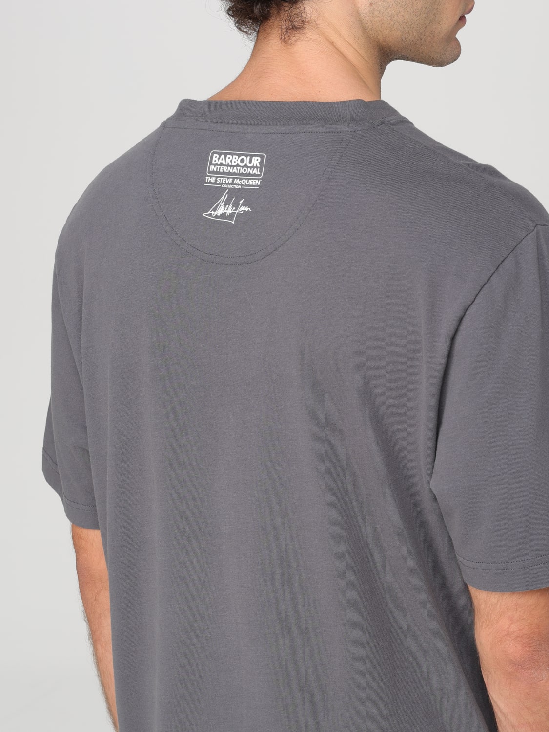 BARBOUR T-SHIRT: T-shirt men Barbour, Grey - Img 3