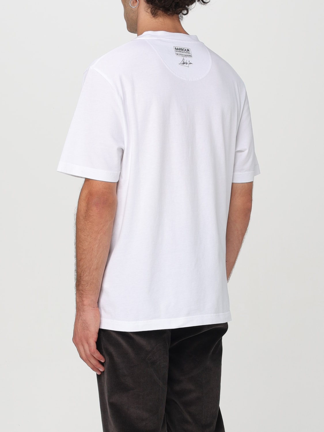 BARBOUR T-SHIRT: T-shirt men Barbour, White - Img 2