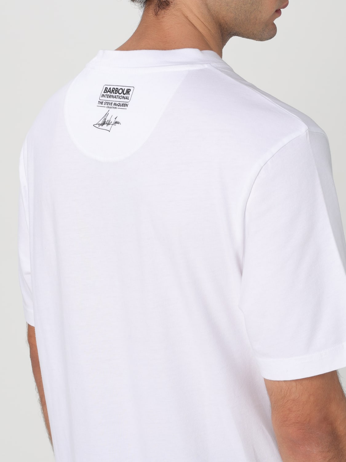 BARBOUR T-SHIRT: T-shirt men Barbour, White - Img 3