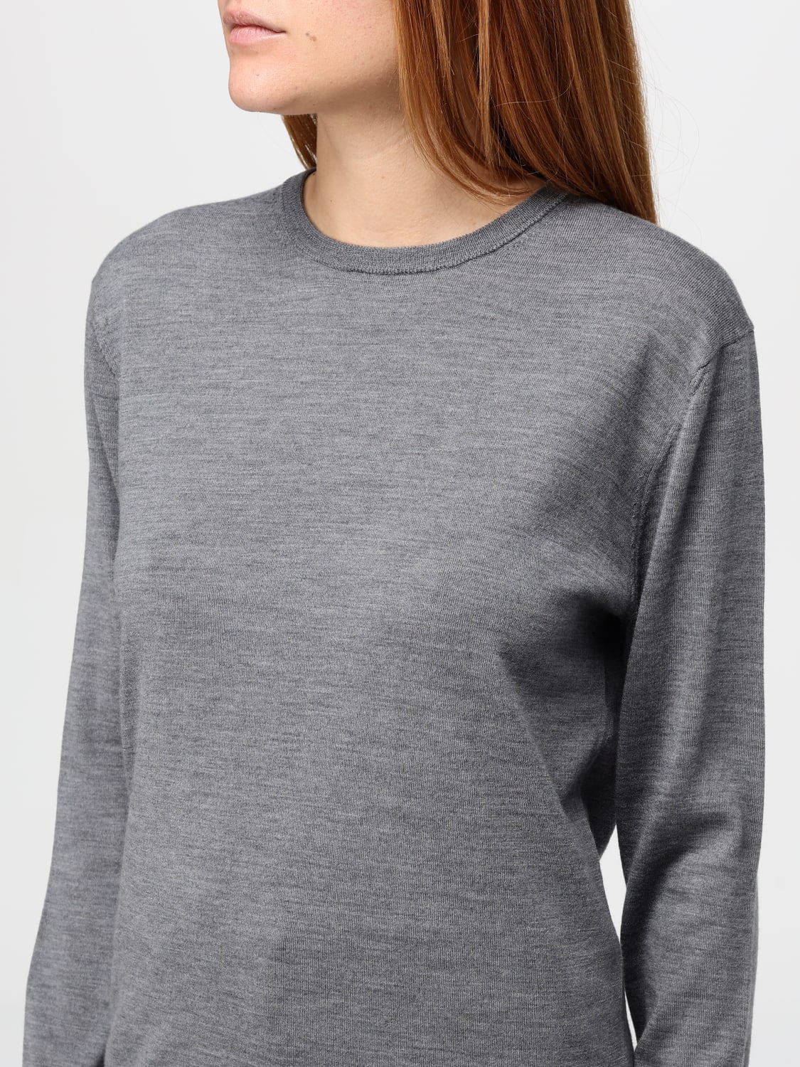 ASPESI MAGLIA: Maglia a girocollo Aspesi, Grigio - Img 3