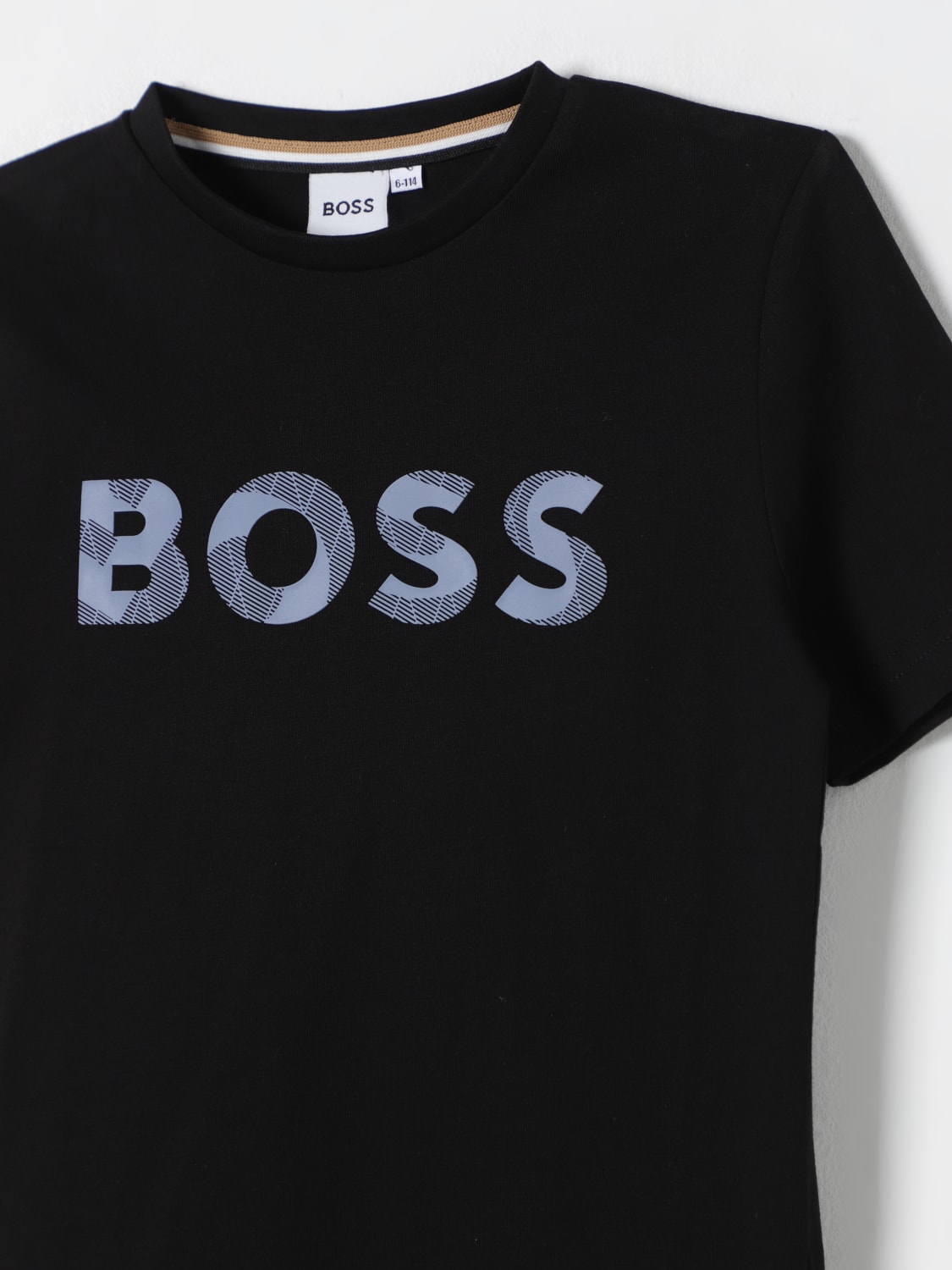 BOSS Tシャツ: Tシャツ ボーイ Boss, ブラック - Img 3