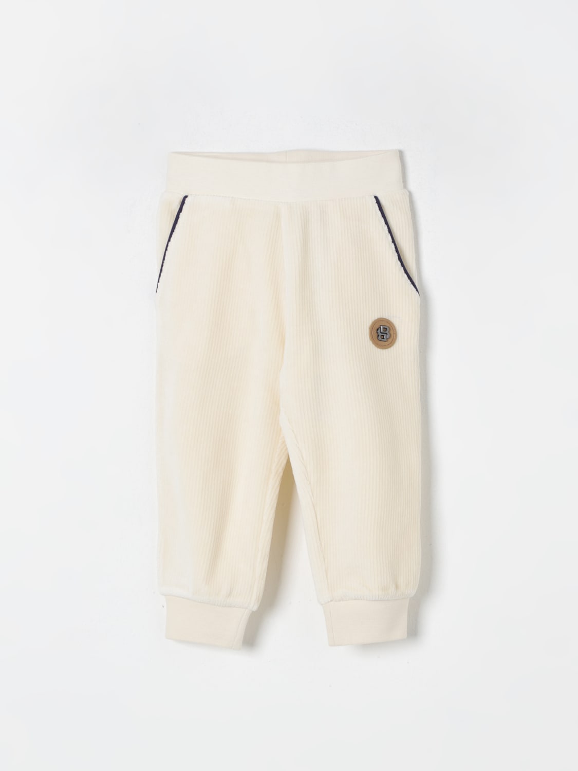 BOSS PANTS: Pants kids Boss, Beige - Img 1