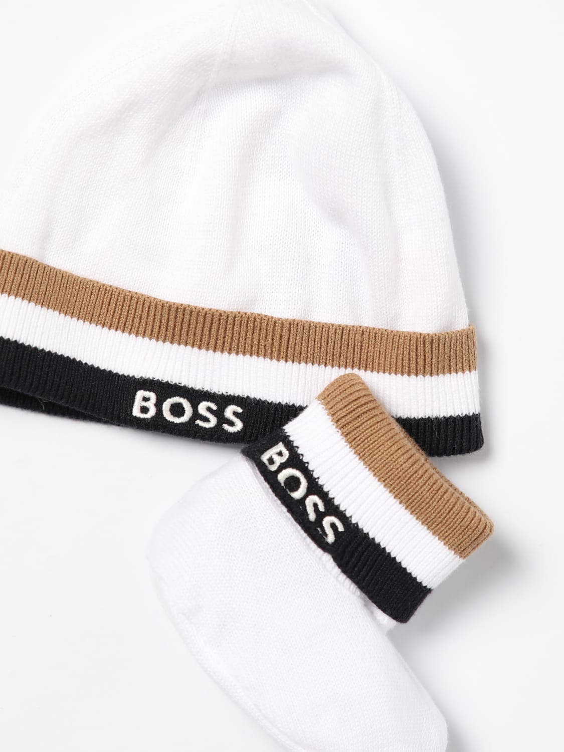 BOSS ROMPER: Romper kids Boss, White - Img 3