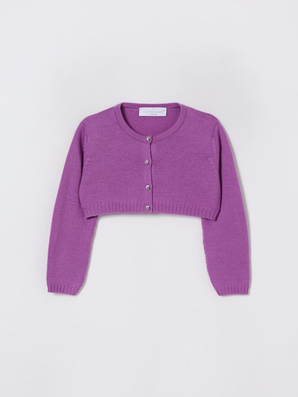 COLORI CHIARI PULL: Veste enfant Colori Chiari, Fuchsia - Img 1