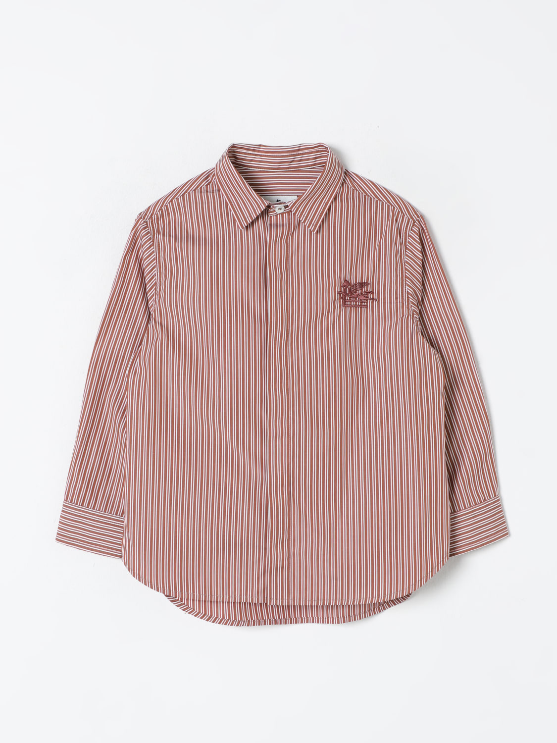 ETRO SHIRT: Shirt kids Etro, Brown - Img 1