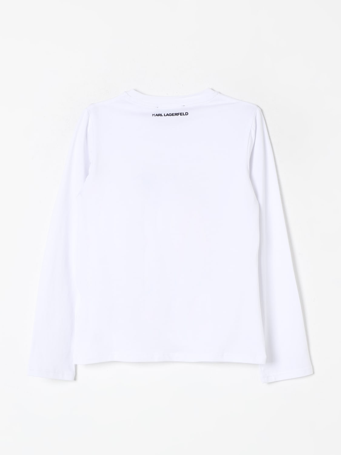 KARL LAGERFELD KIDS T-SHIRT: T-shirt enfant Karl Lagerfeld Kids, Blanc - Img 2