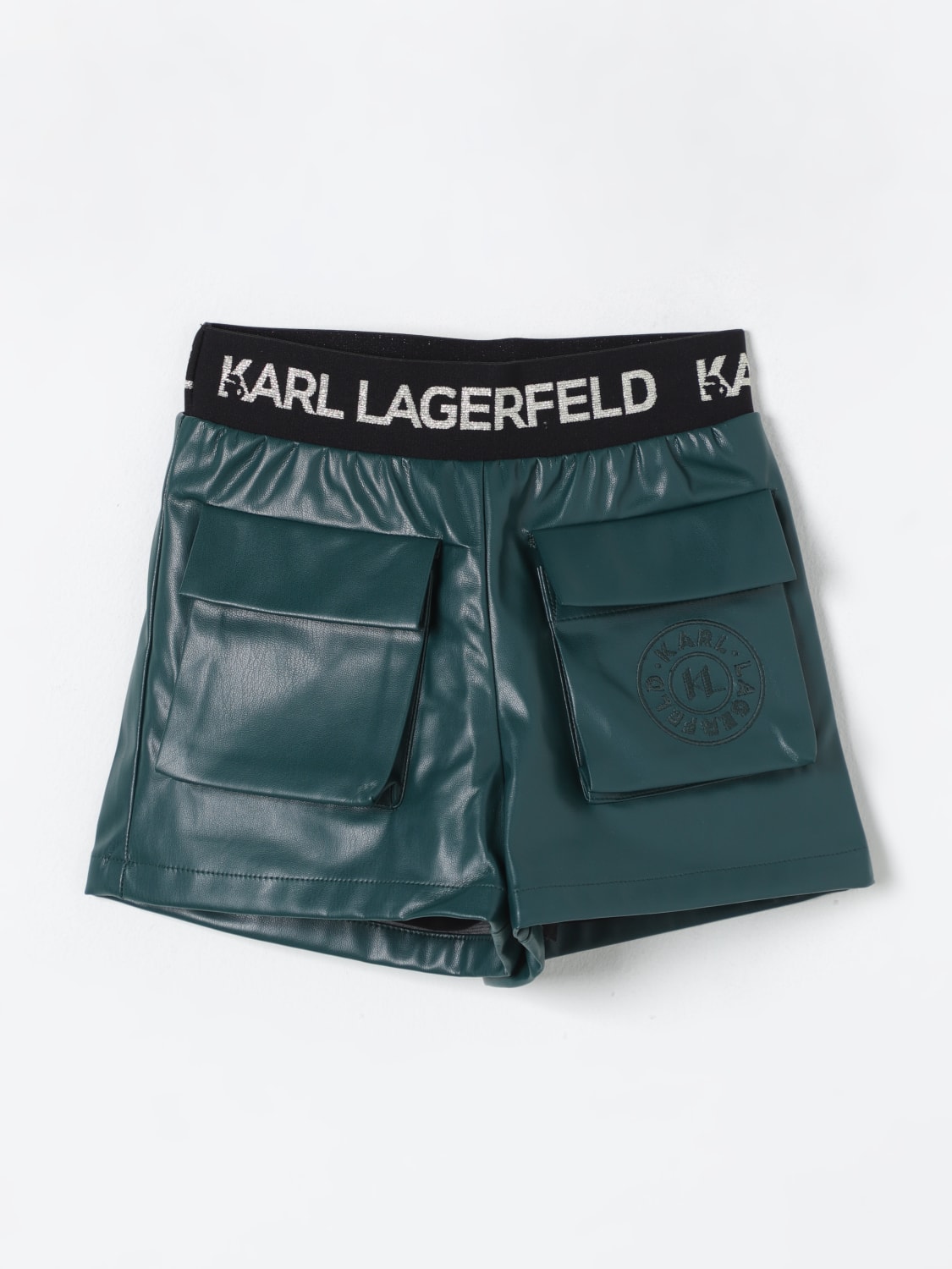 KARL LAGERFELD KIDS SHORT: Short kids Karl Lagerfeld Kids, Green - Img 1