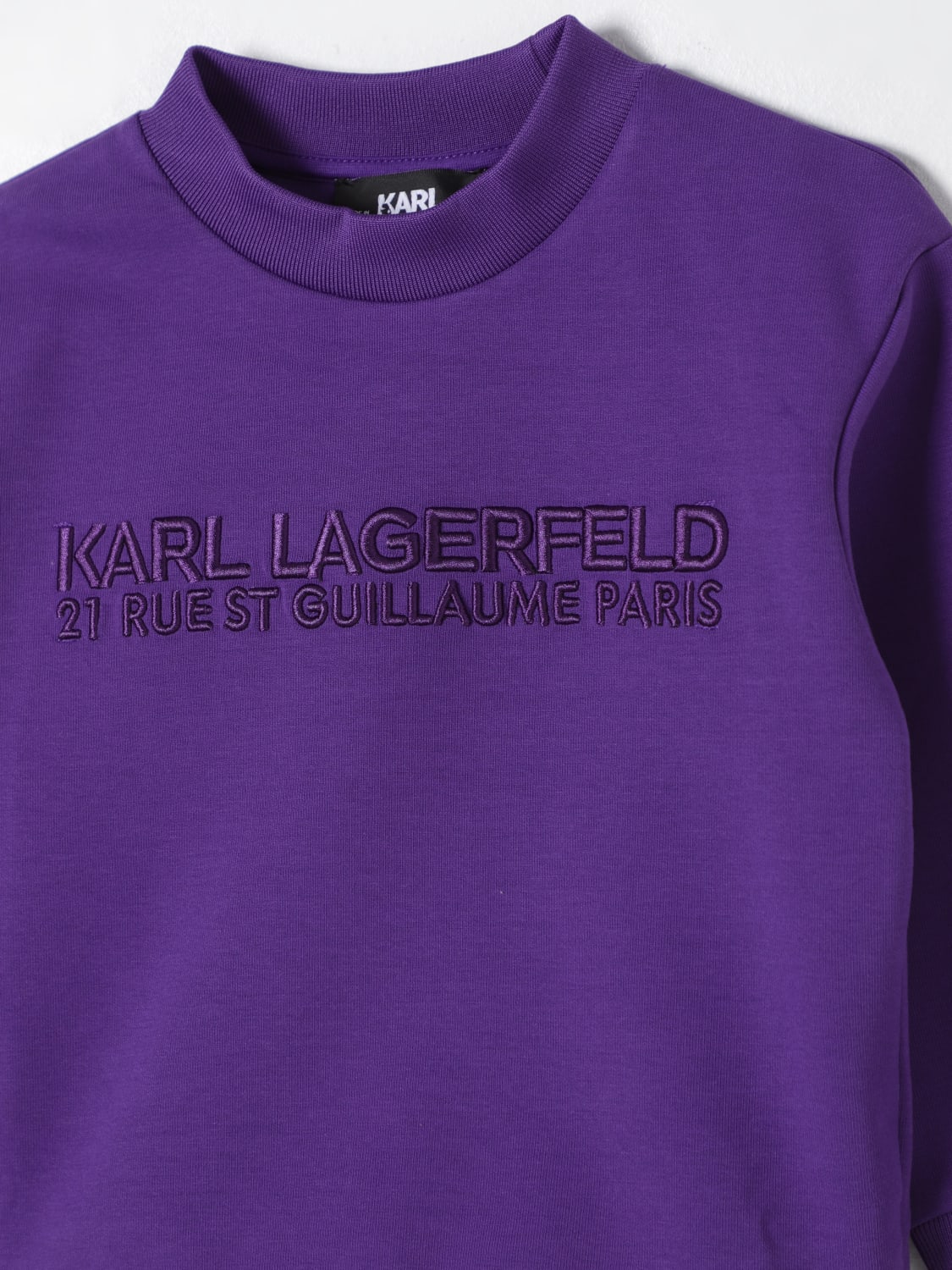 KARL LAGERFELD KIDS 스웨터: 스웨터 남아 Karl Lagerfeld Kids, 바이올렛 - Img 3