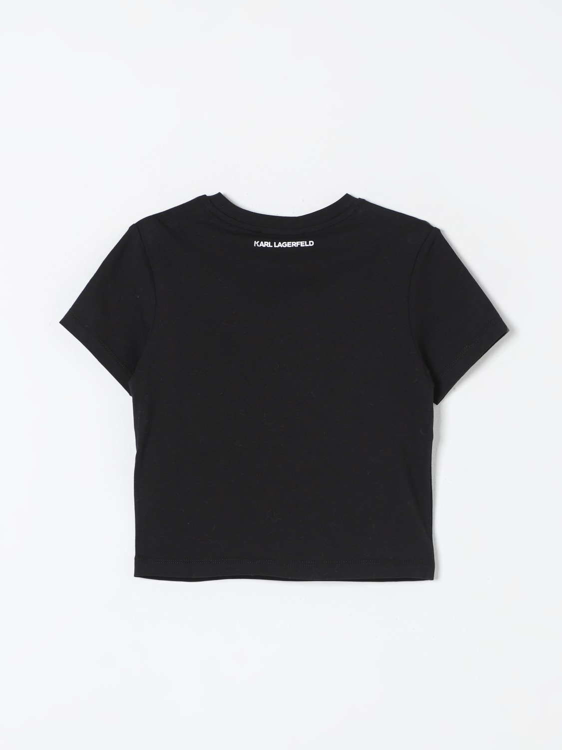 KARL LAGERFELD KIDS T-SHIRT: T-shirt kids Karl Lagerfeld Kids, Black - Img 2