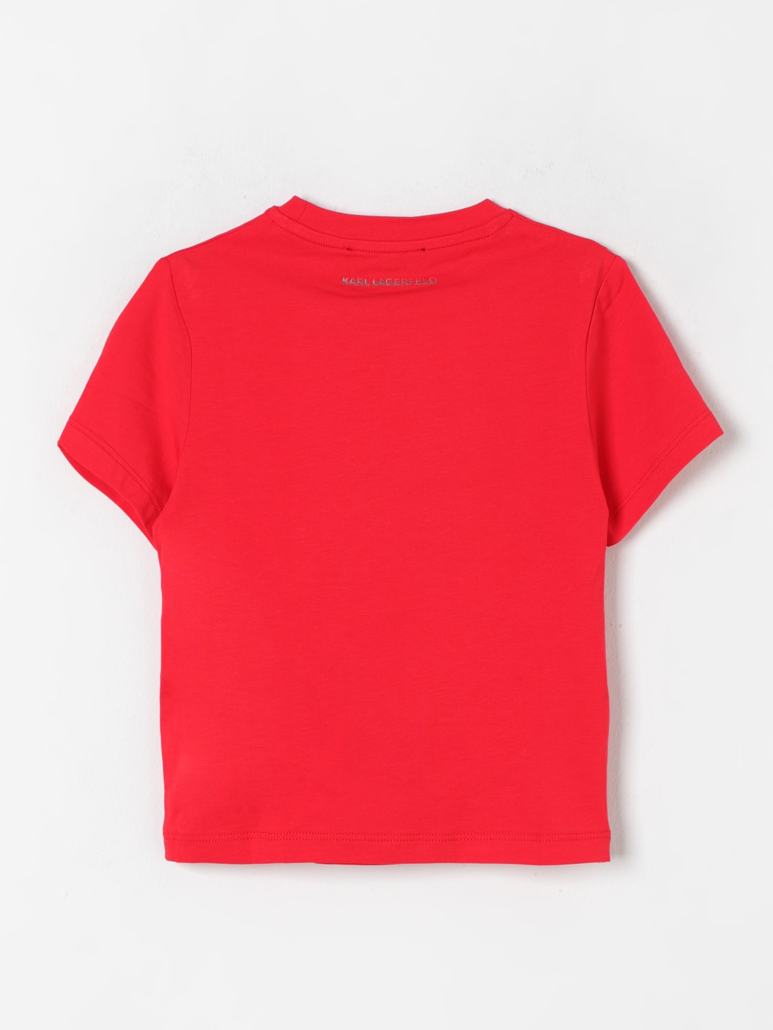 KARL LAGERFELD KIDS T-SHIRT: T-shirt kids Karl Lagerfeld Kids, Red - Img 2