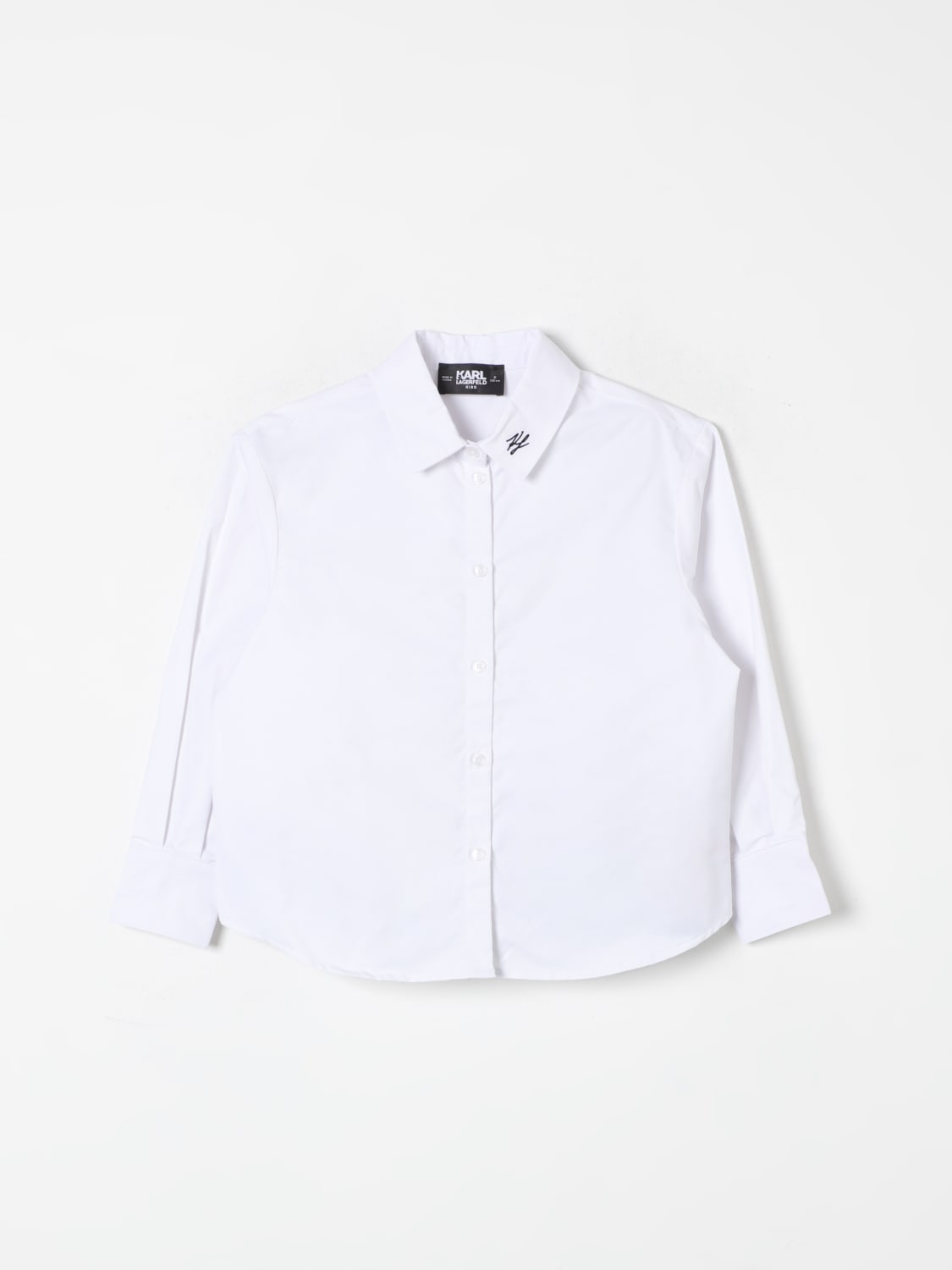 KARL LAGERFELD KIDS SHIRT: Shirt kids Karl Lagerfeld Kids, White - Img 1