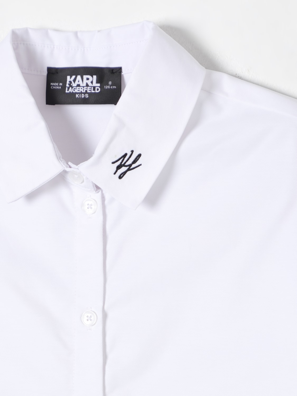 KARL LAGERFELD KIDS SHIRT: Shirt kids Karl Lagerfeld Kids, White - Img 3