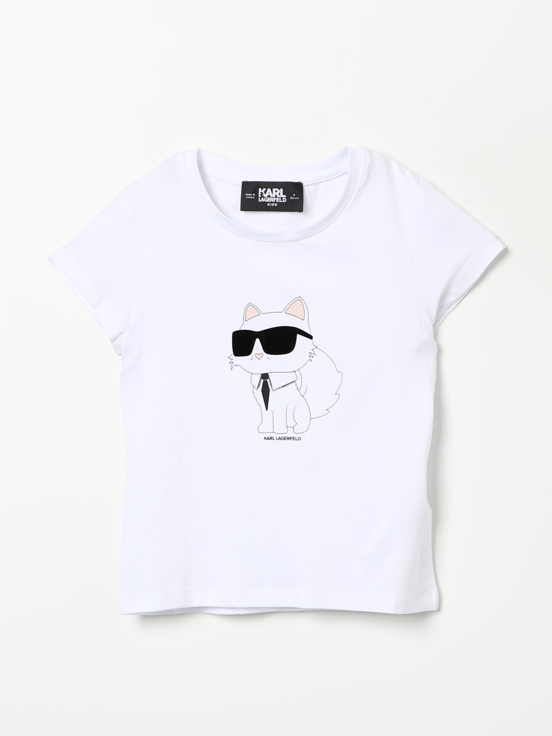 KARL LAGERFELD KIDS T恤: T恤 儿童 Karl Lagerfeld Kids, 白色 1 - Img 1