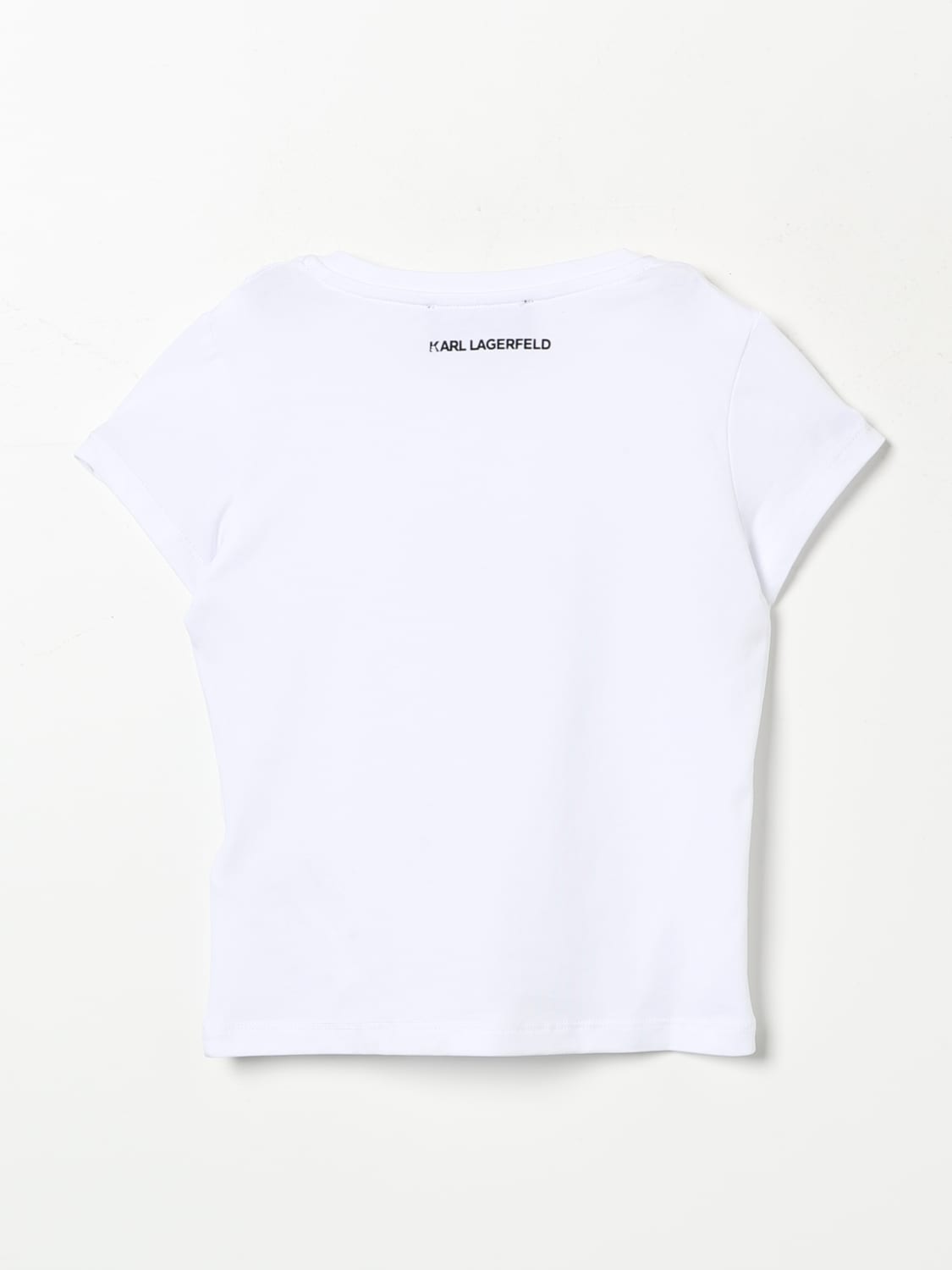 KARL LAGERFELD KIDS T-SHIRT: T-shirt kids Karl Lagerfeld Kids, White 1 - Img 2