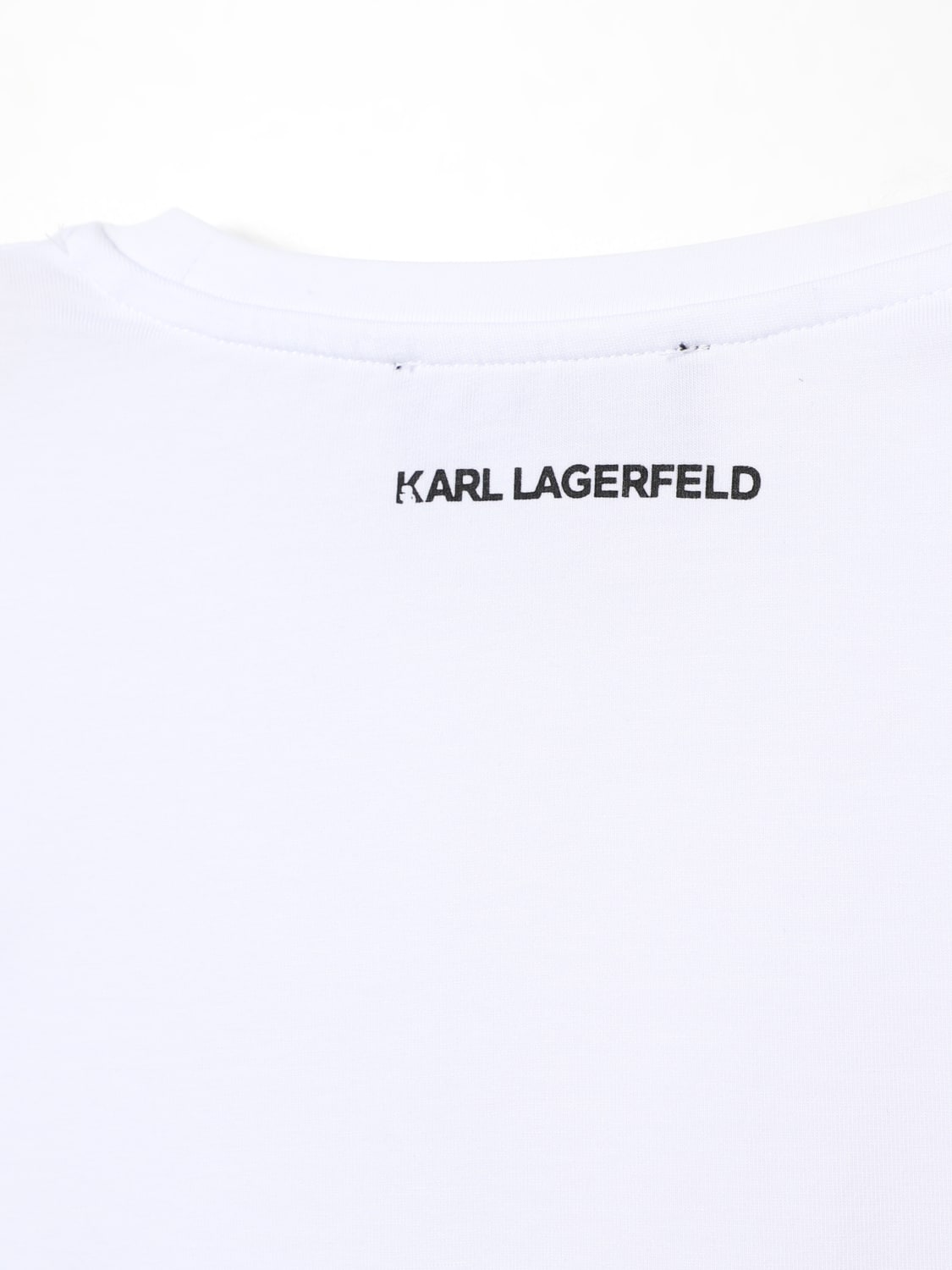 KARL LAGERFELD KIDS T恤: T恤 儿童 Karl Lagerfeld Kids, 白色 1 - Img 3