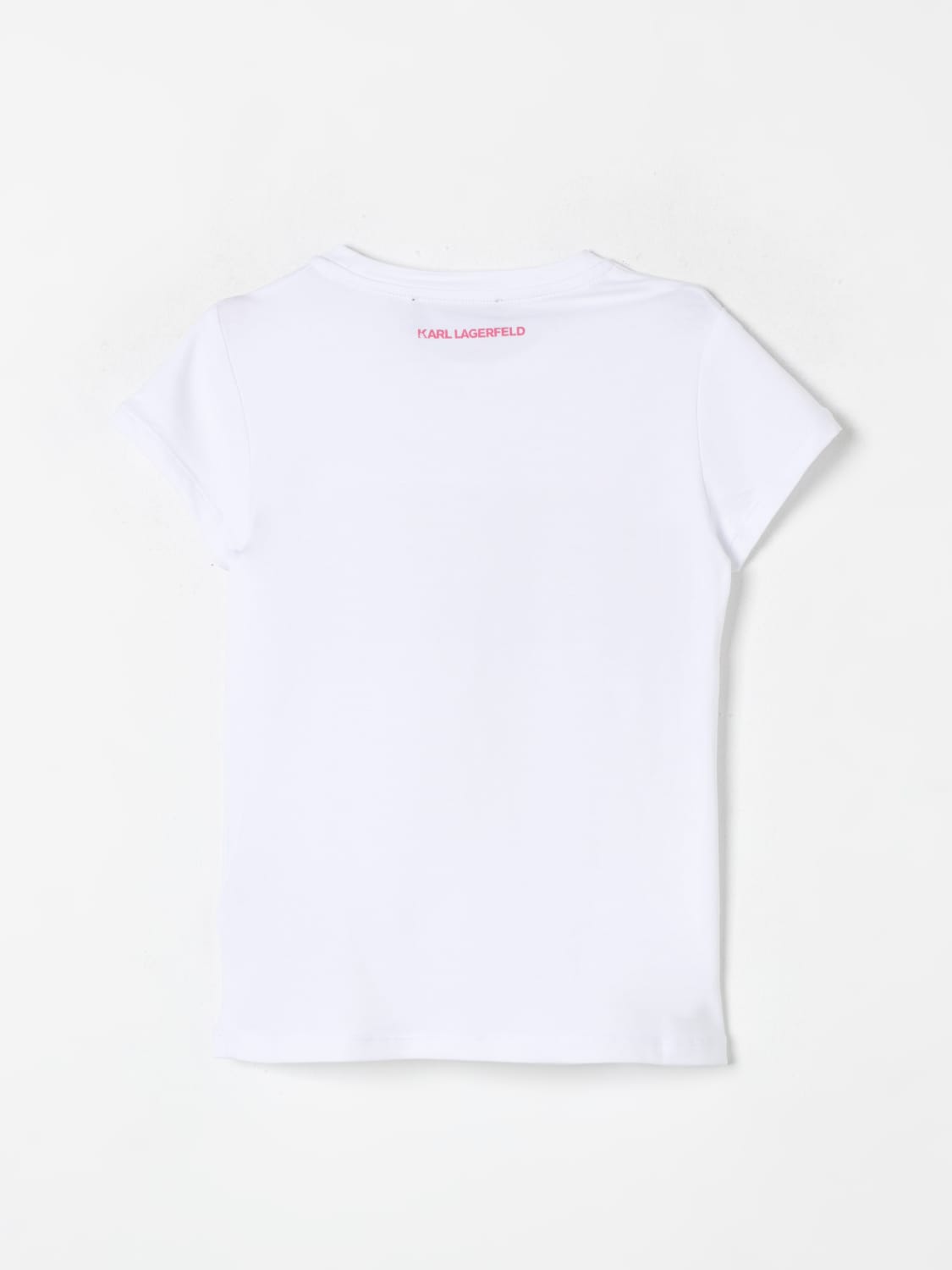 KARL LAGERFELD KIDS 티셔츠: 티셔츠 남아 Karl Lagerfeld Kids, 화이트 - Img 2