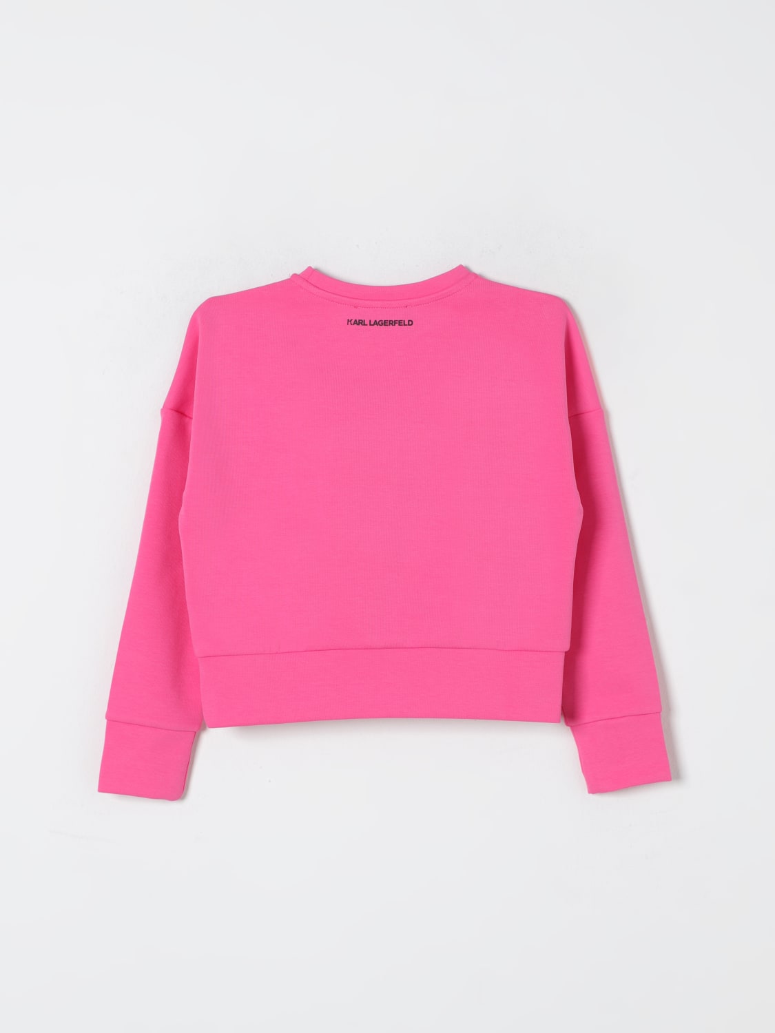 KARL LAGERFELD KIDS SWEATER: Sweater kids Karl Lagerfeld Kids, Pink - Img 2