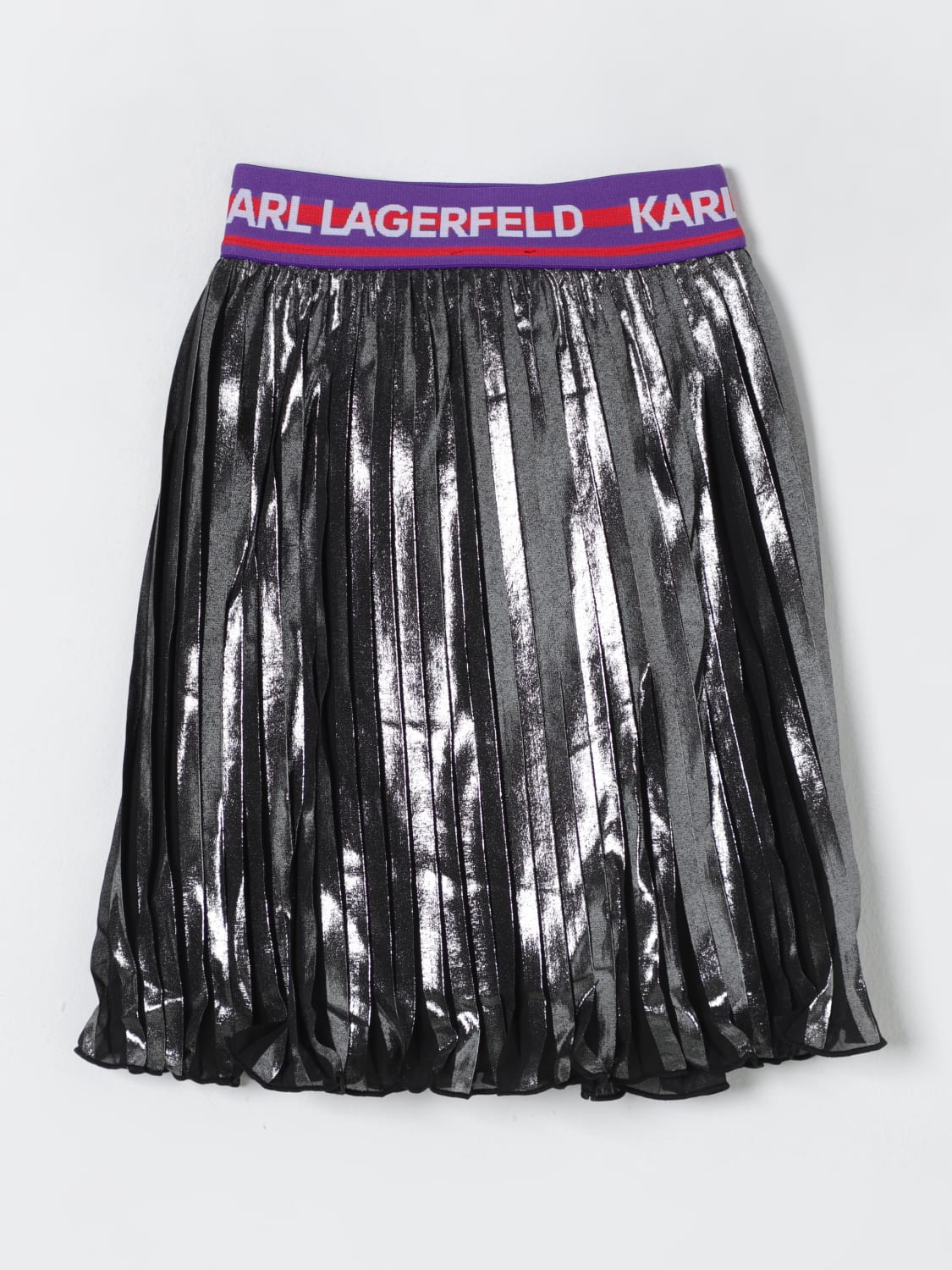 KARL LAGERFELD KIDS SKIRT: Skirt kids Karl Lagerfeld Kids, Grey - Img 2