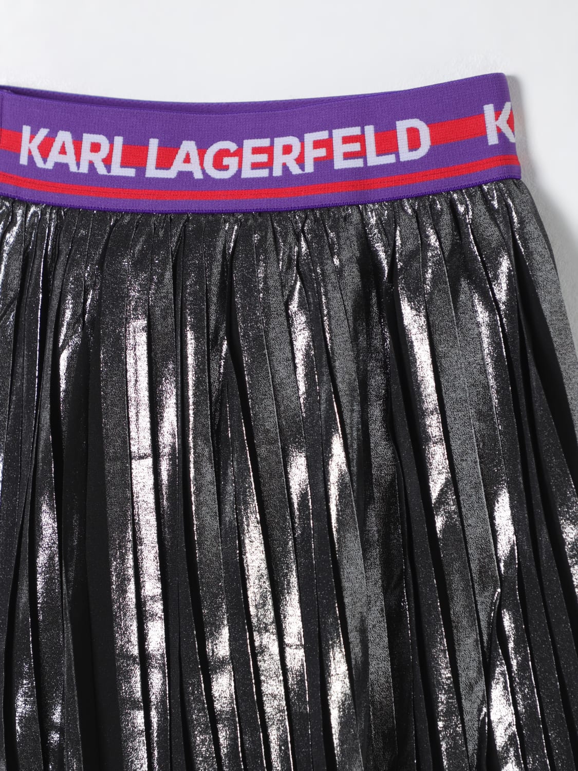 KARL LAGERFELD KIDS SKIRT: Skirt kids Karl Lagerfeld Kids, Grey - Img 3