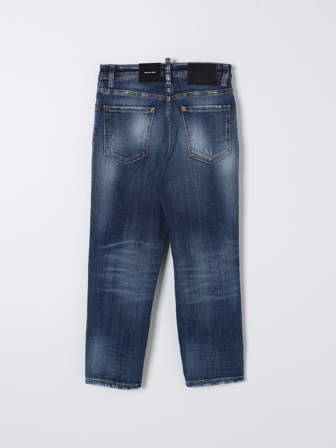 DSQUARED2 JEANS: Jeans Dsquared2 in denim distressed , Blue - Img 2