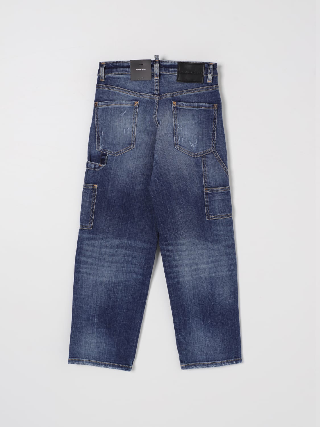 DSQUARED2 JEANS: Vaquero niños Dsquared2, Azul Oscuro - Img 2