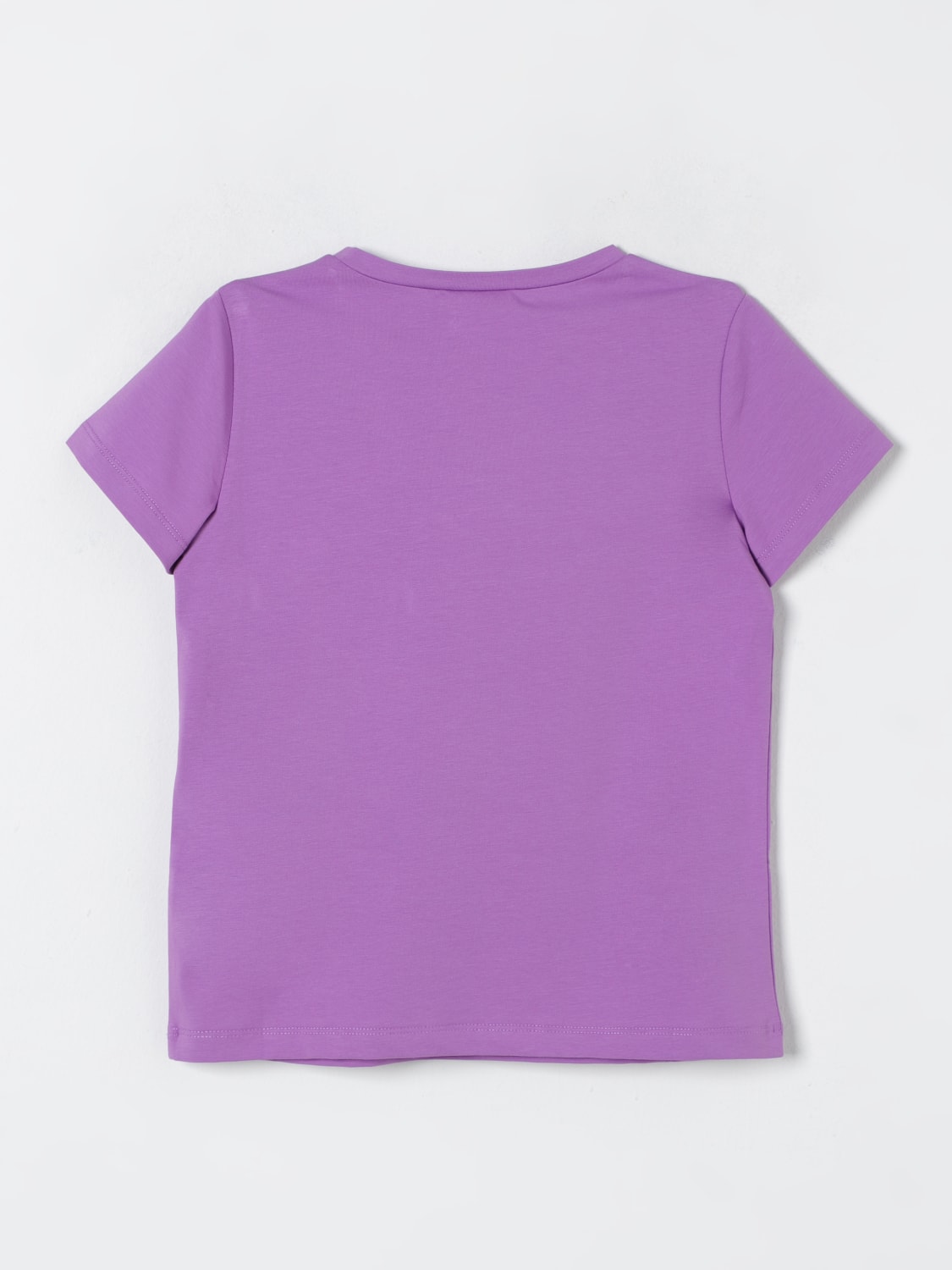 LIU JO T-SHIRT: T-shirt basic Liu Jo in cotone con logo , Viola - Img 2