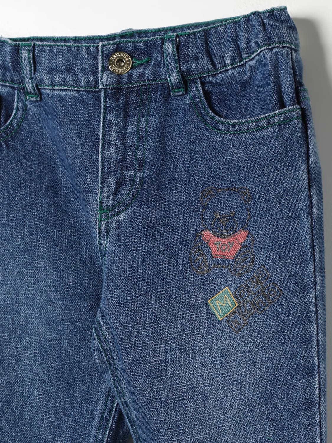 MOSCHINO JEANS: Moschino denim jeans, Blue - Img 3