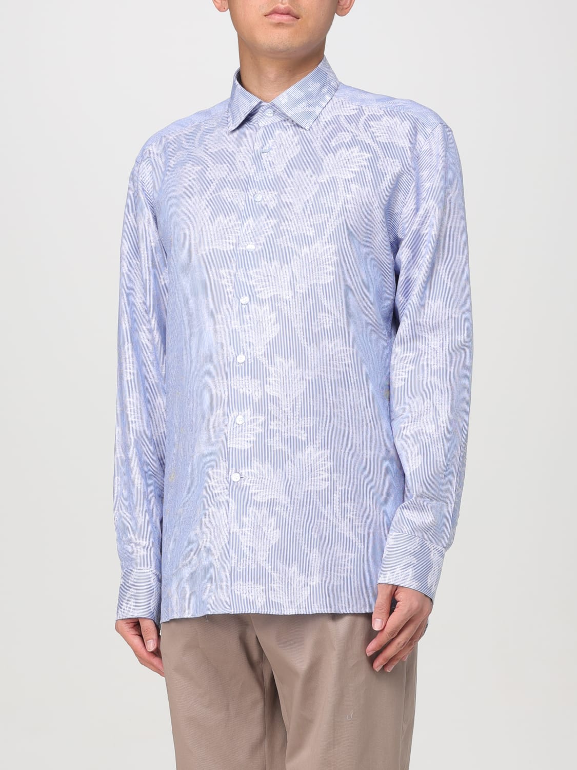 ETRO SHIRT: Shirt men Etro, Gnawed Blue - Img 4