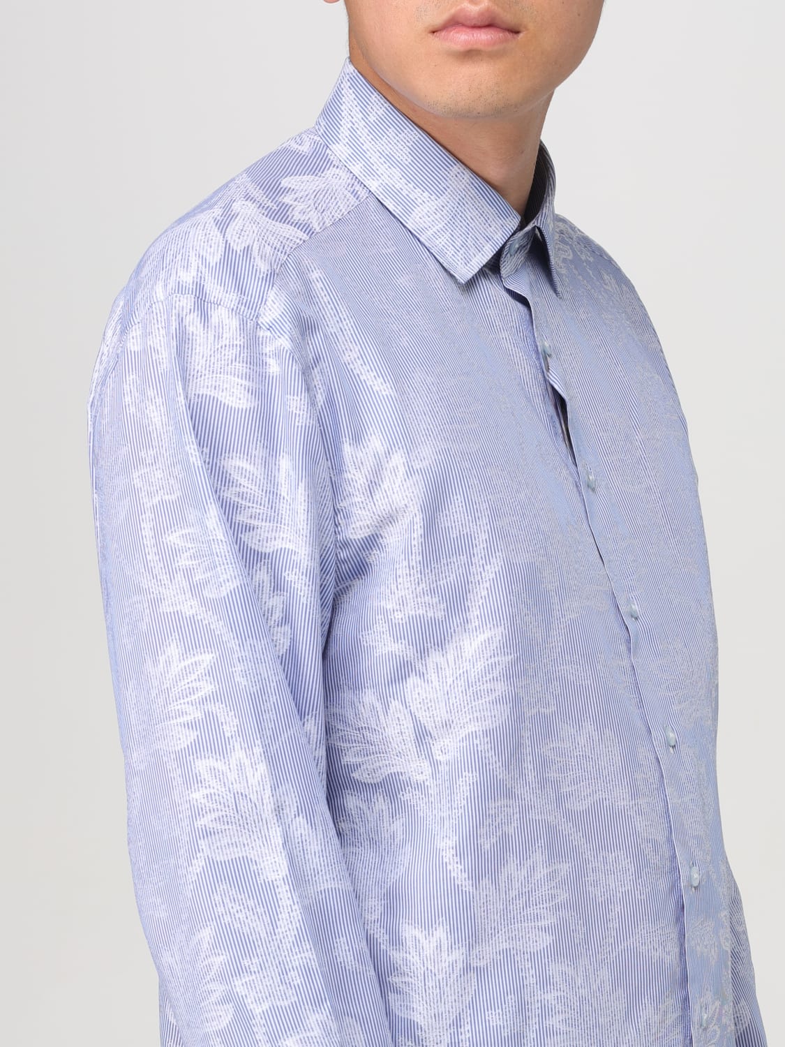 ETRO SHIRT: Shirt men Etro, Gnawed Blue - Img 5