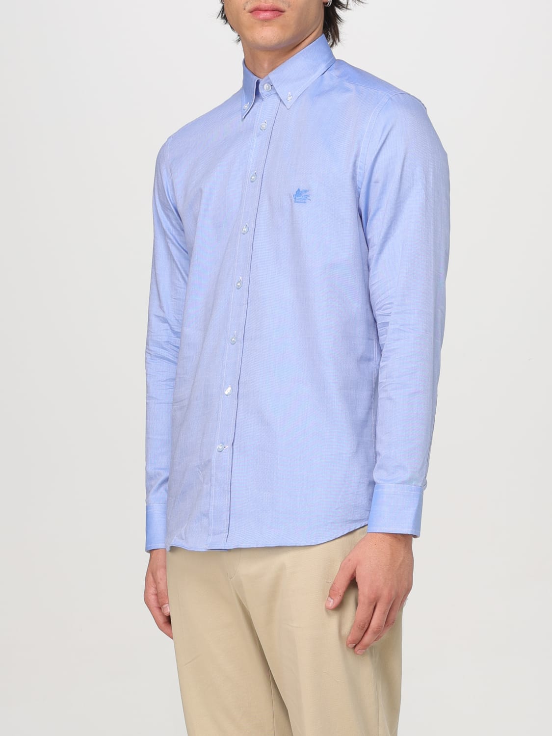 ETRO SHIRT: Shirt men Etro, Blue - Img 4