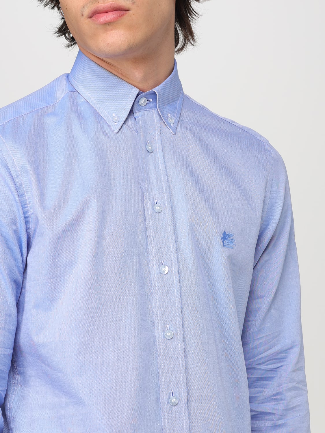 ETRO SHIRT: Shirt men Etro, Blue - Img 5