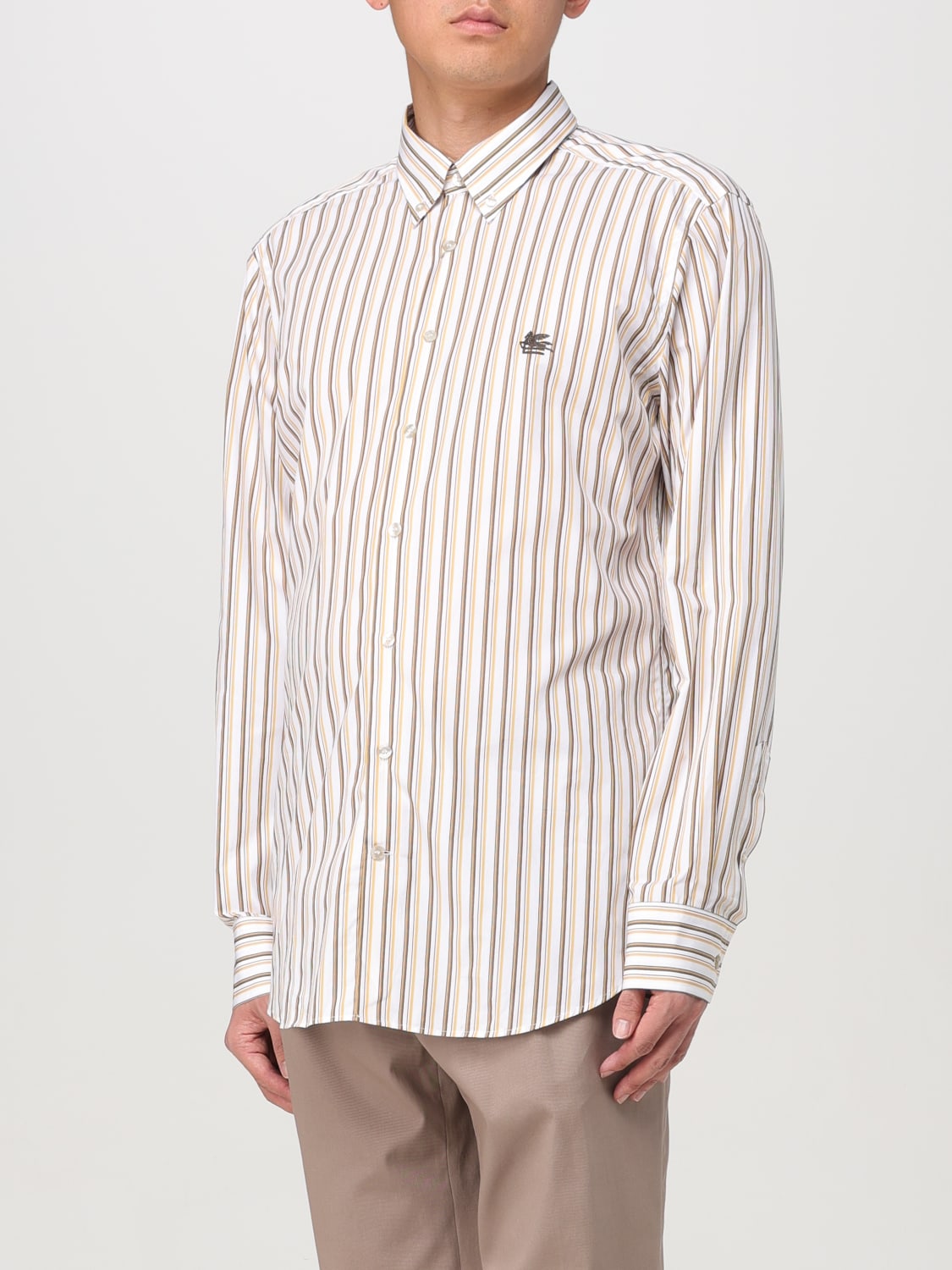 ETRO SHIRT: Shirt men Etro, Yellow - Img 4