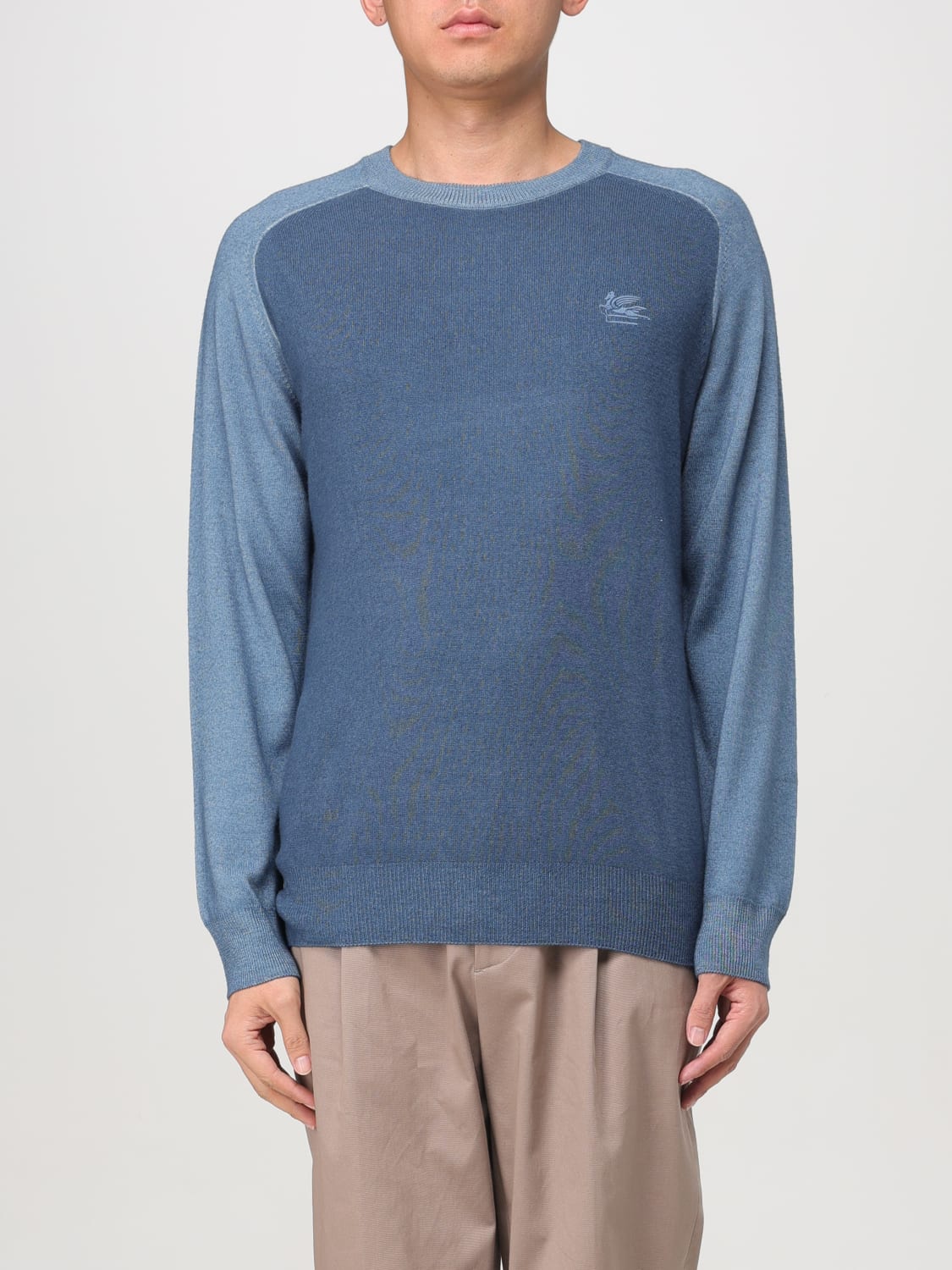 ETRO SWEATER: Sweatshirt men Etro, Gnawed Blue - Img 1