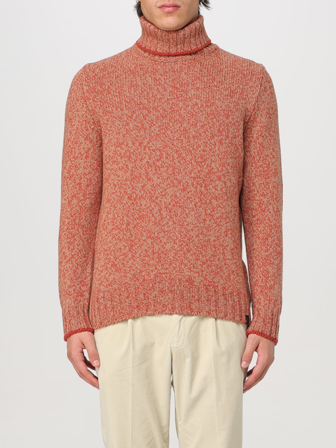 FAY SWEATER: Sweatshirt men Fay, Brown - Img 1