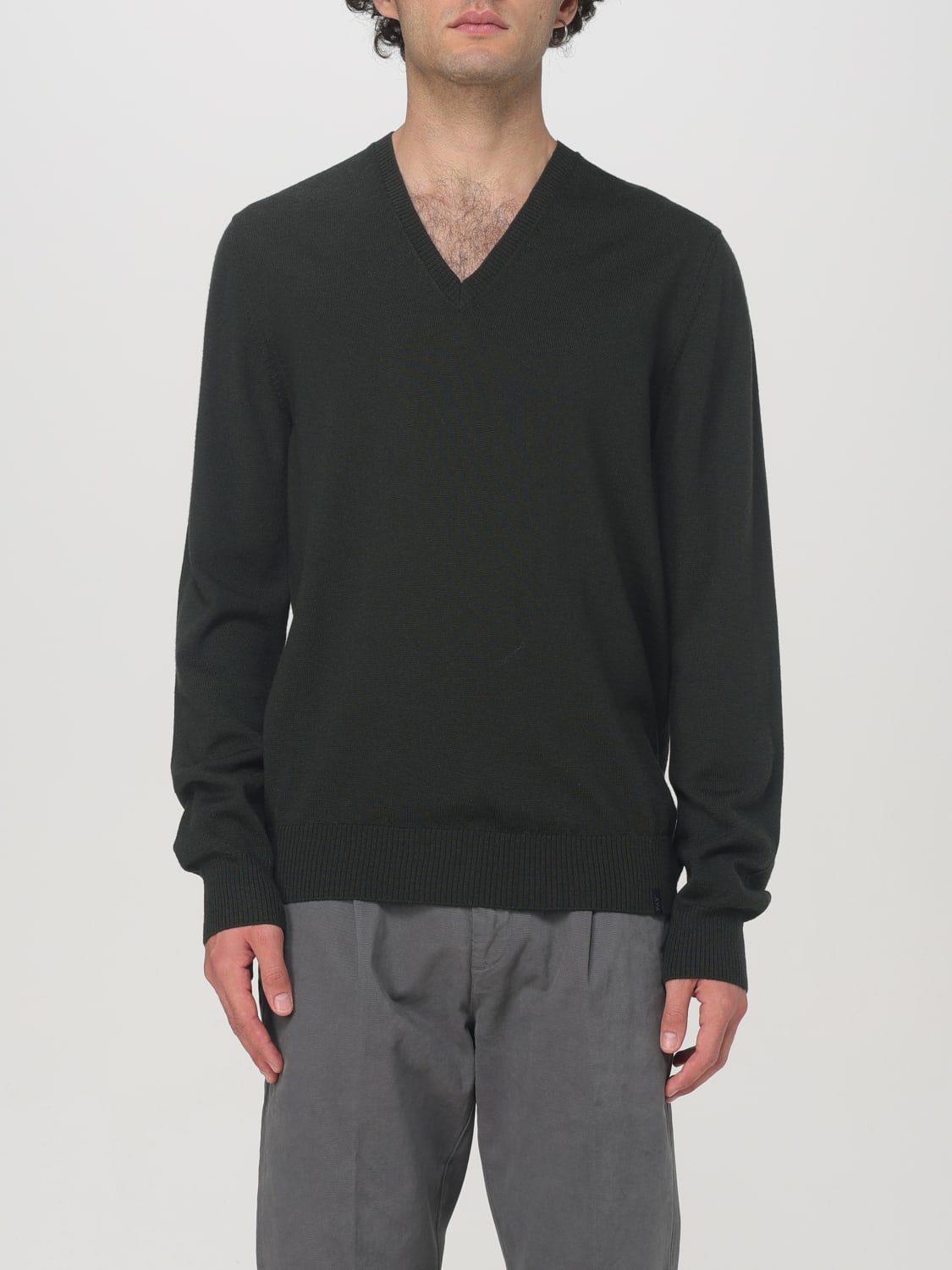 FAY SWEATER: Sweatshirt men Fay, Green - Img 1