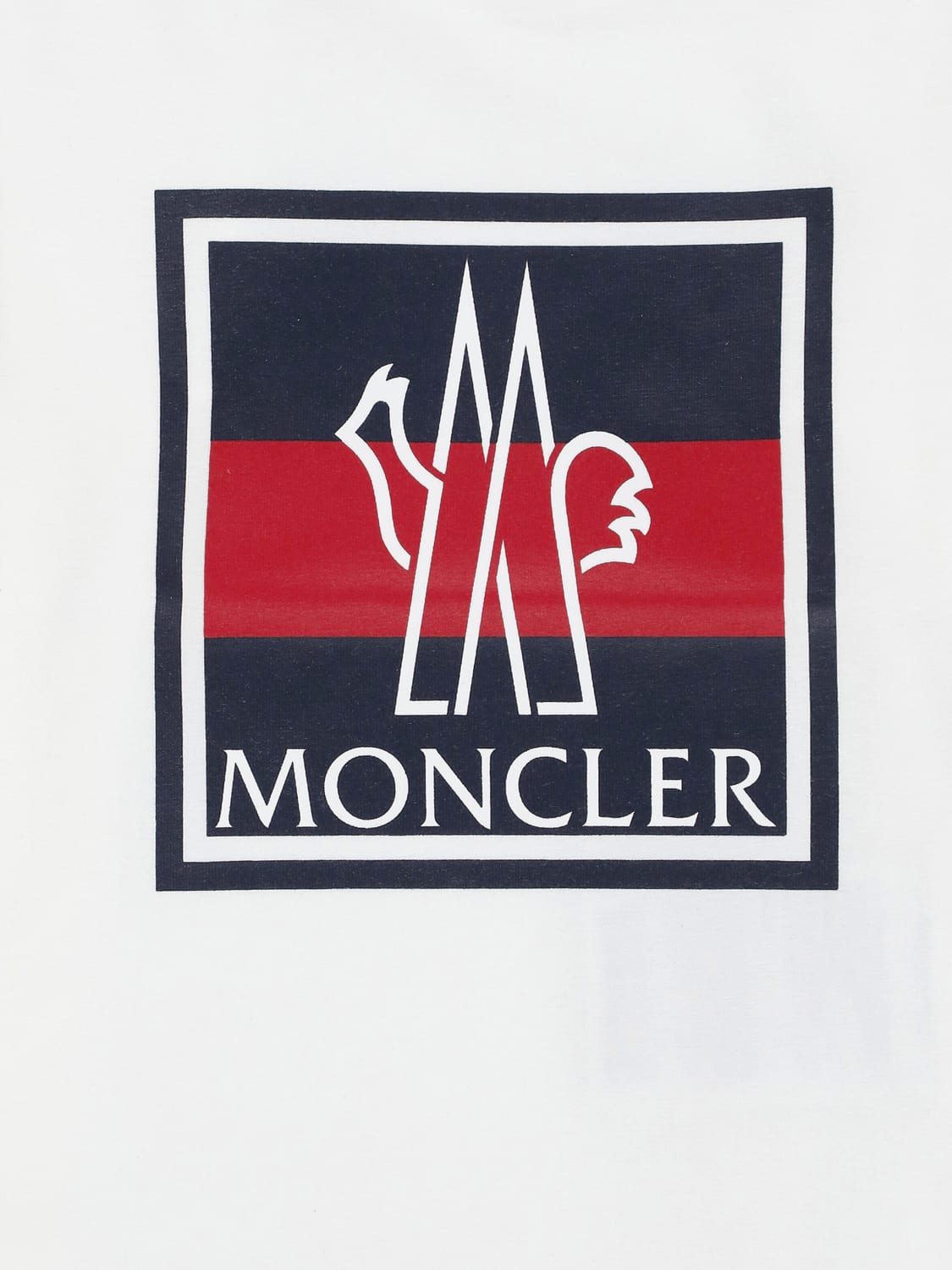 MONCLER 티셔츠: 티셔츠 남아 Moncler, 화이트 - Img 3