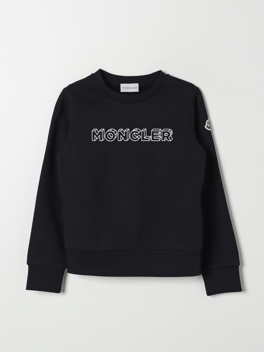 MONCLER SWEATER: Sweater kids Moncler, Blue - Img 1