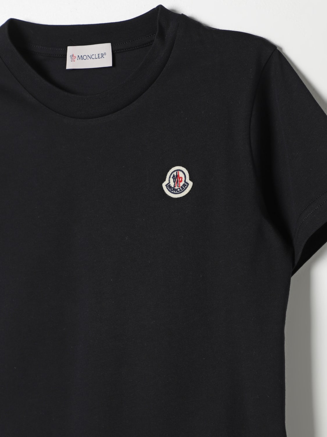 MONCLER T-SHIRT: T-shirt kids Moncler, Black - Img 3