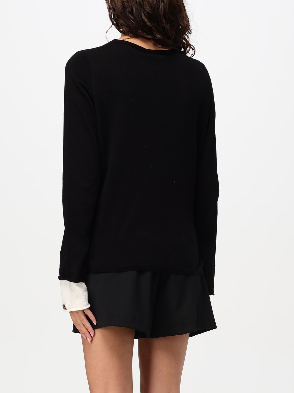 TWINSET SWEATER: Sweater woman Twinset, Black - Img 2