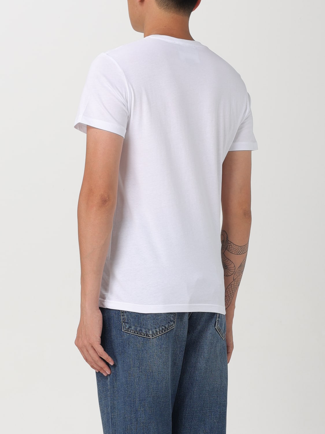 VERSACE JEANS COUTURE: T-shirt men - White | Versace Jeans