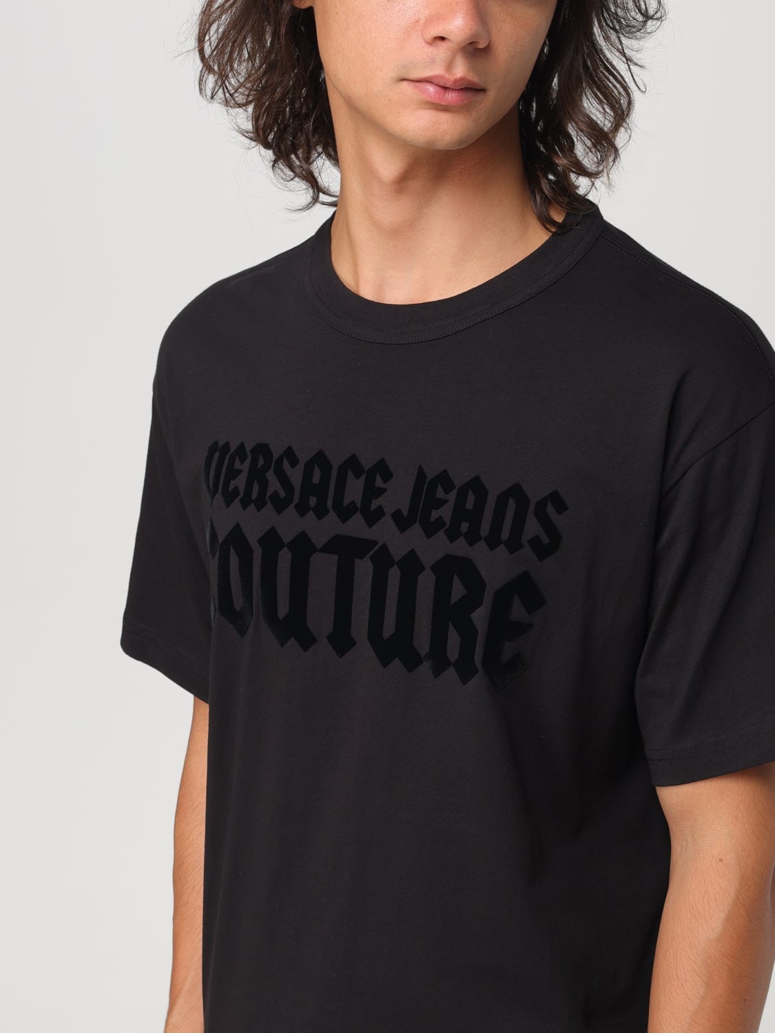 VERSACE JEANS COUTURE T-SHIRT: T-shirt men Versace Jeans Couture, Black - Img 3